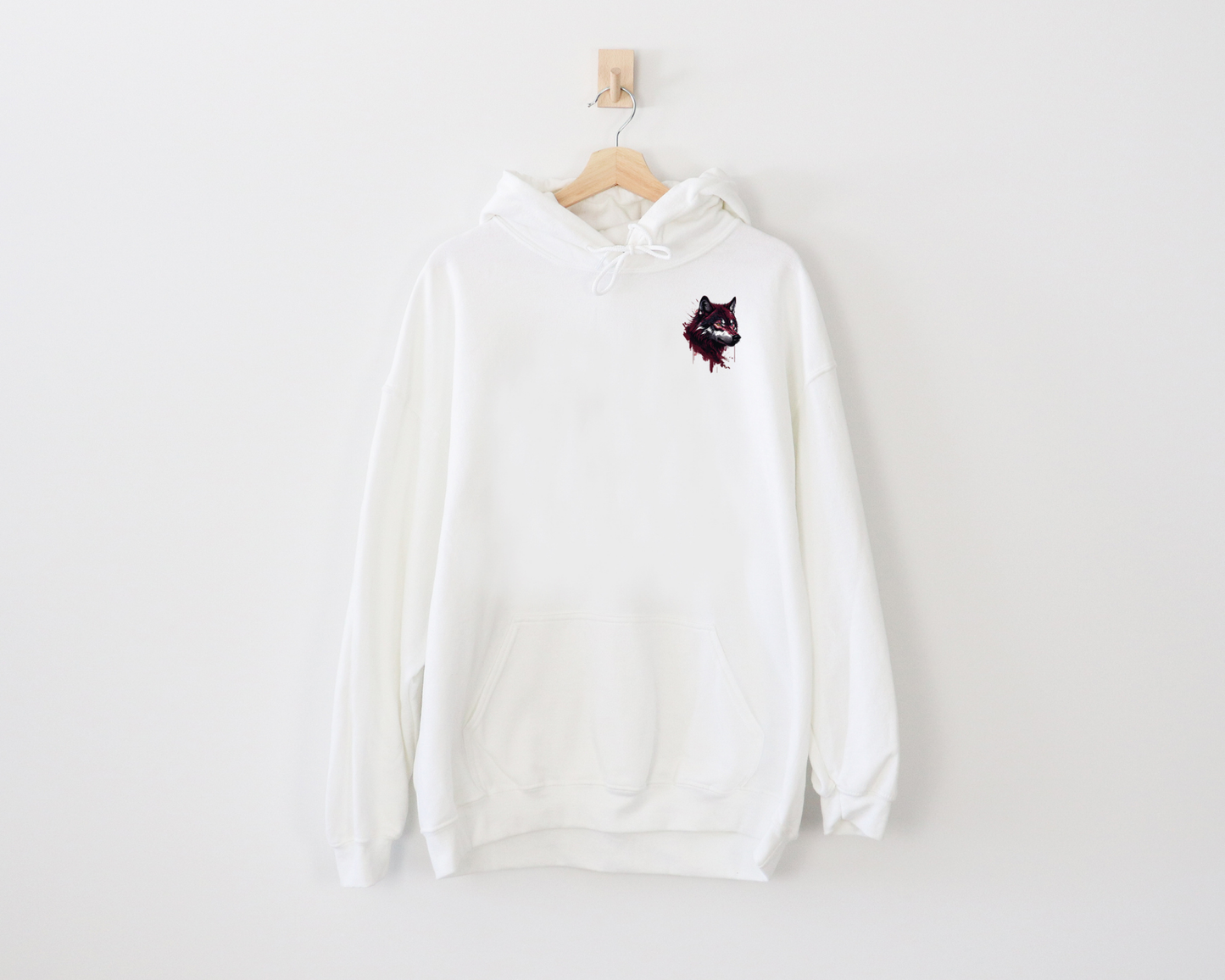 Adult White Custom Hoodie