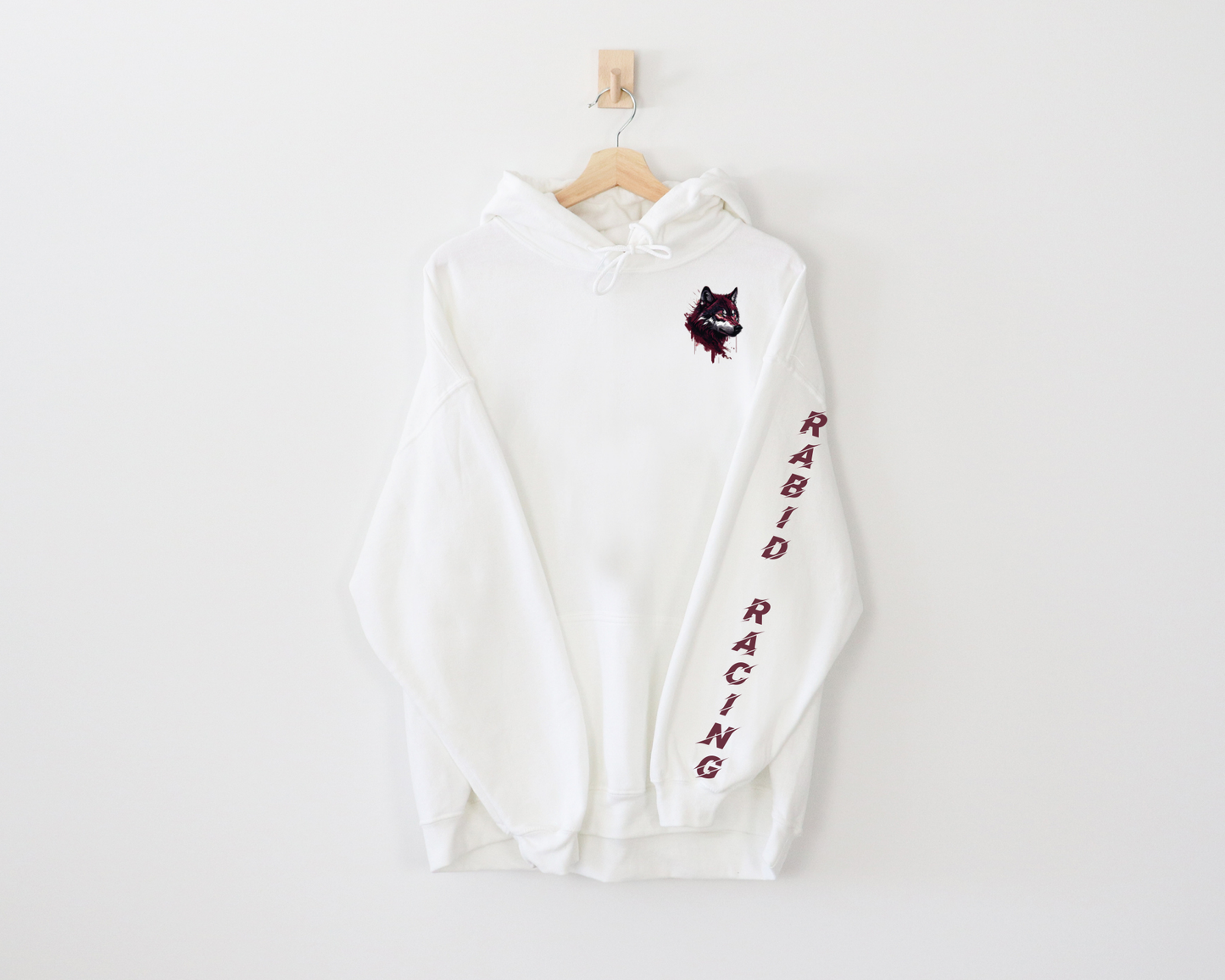 Adult White Custom Hoodie