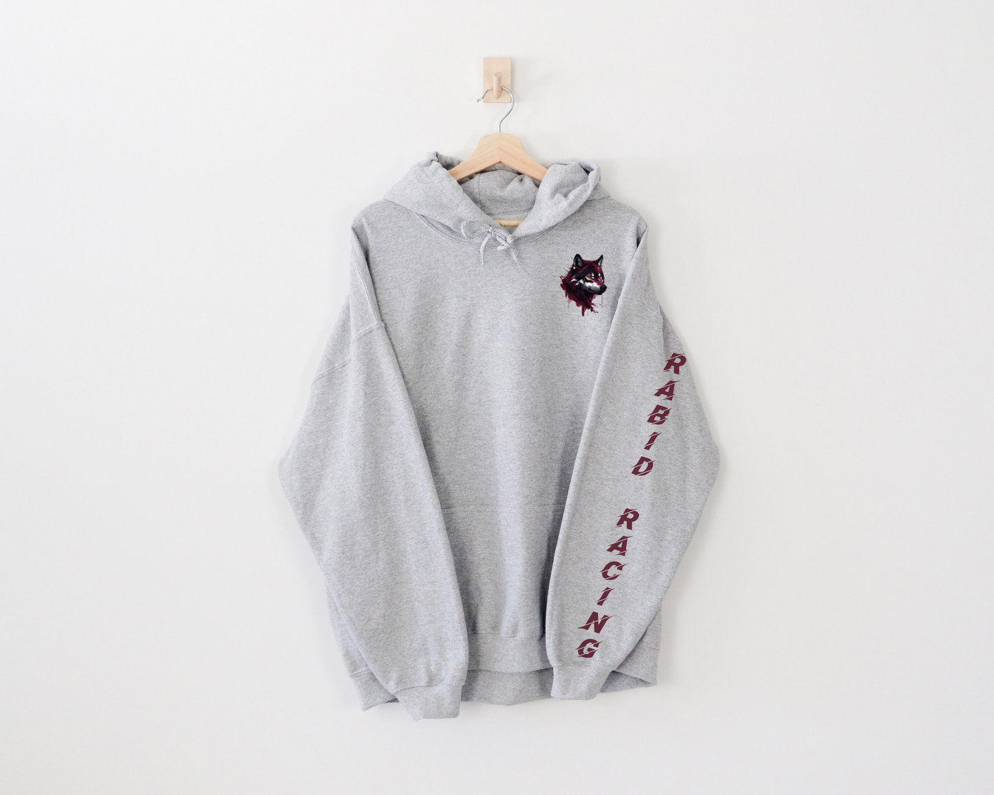 Adult Grey Custom Hoodie