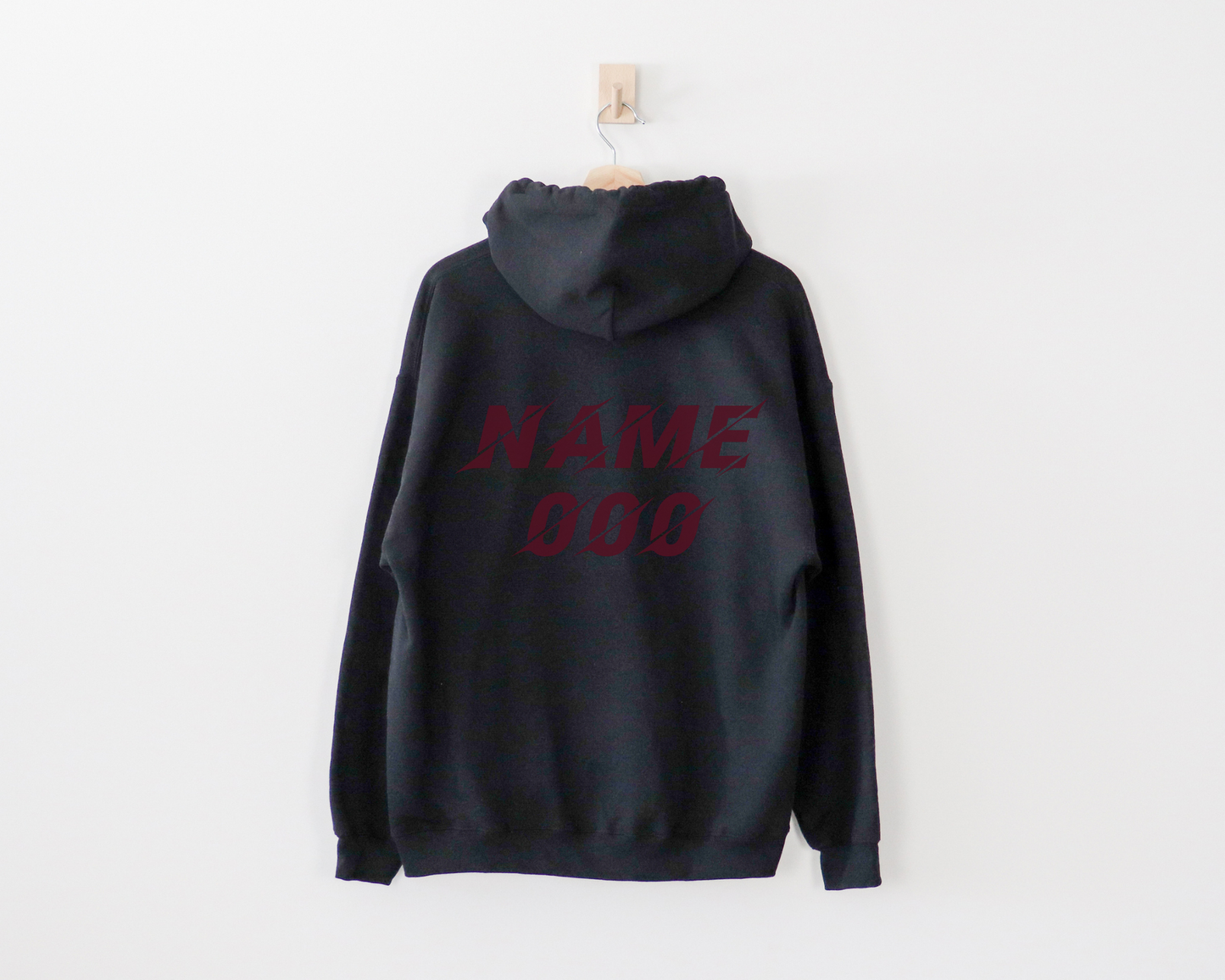 Youth Black Custom Hoodie